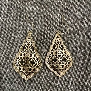 Kendra Scott gold Alex earrings